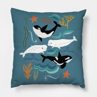 Canadian Whale Watching Pillow