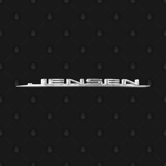 Jensen classic car badge by soitwouldseem