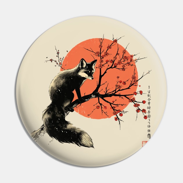 japanese fox Pin by weirdesigns