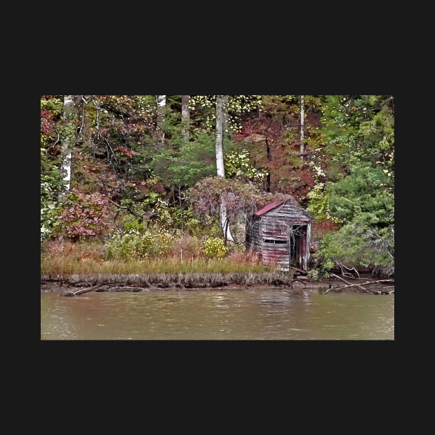 Fishing Shack by EileenMcVey