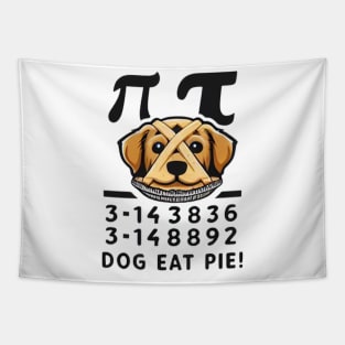 Dog Eat Pi Tapestry