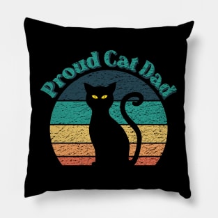 Proud Cat Dad Pillow