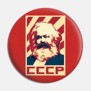 Karl Marx CCCP Retro Propaganda Pin