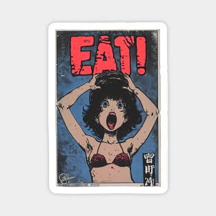 Vintage Japanese comic cover "EAT!" Magnet