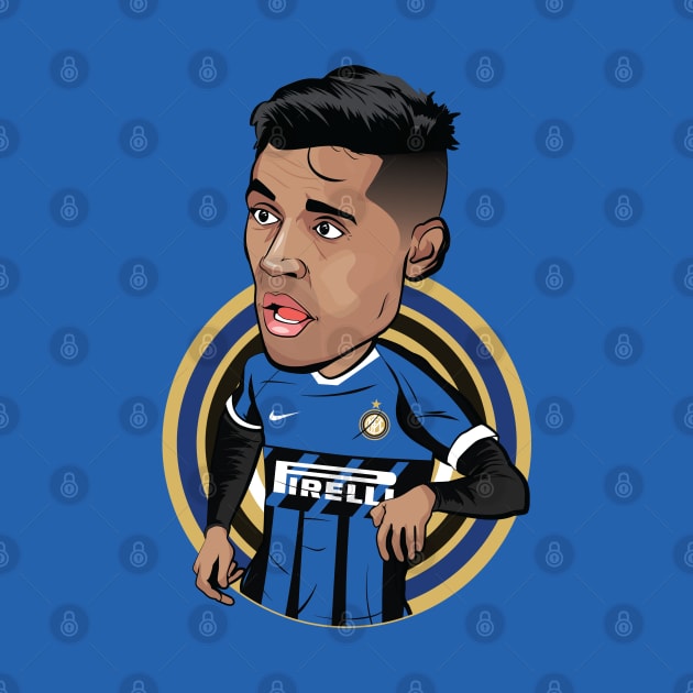 Alexis Sanchez Inter by portraiteam