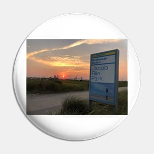 Riis Beach Sunset Pin