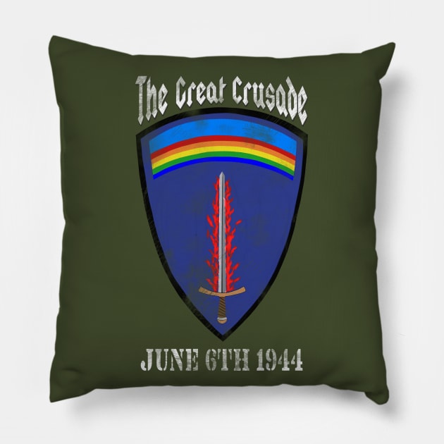 The Great Crusade Pillow by DistractedGeek