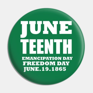 Juneteenth Design Pin