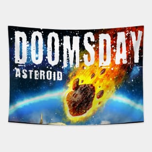 Doomsday ! asteroid and Great Wave Tapestry