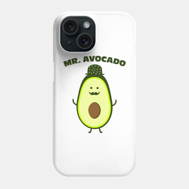 Mister Acocado Phone Case by spontania