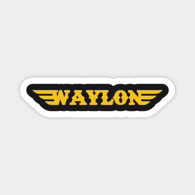 Waylon Jennings Logo Waylon Jennings Magnet Teepublic