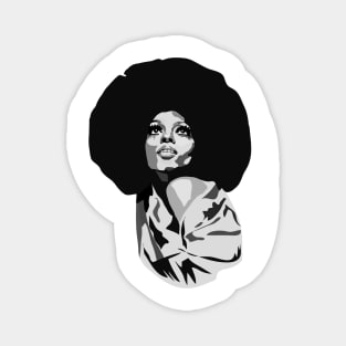 Diana Ross Afro Magnet