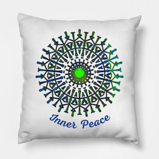 Inner Peace Mandala Pillow