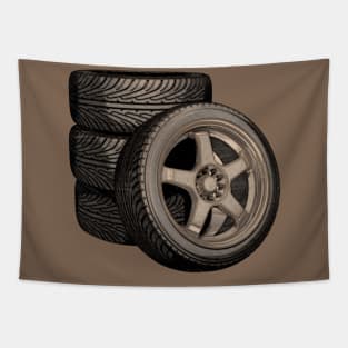 JDM WHEEL Tapestry