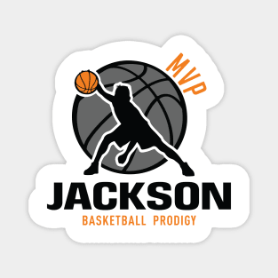 Jackson MVP Custom Player Basketball Prodigy Your Name Magnet