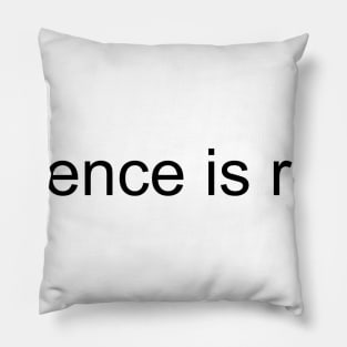 Science is real - black print Pillow