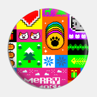 happy pixel Pin