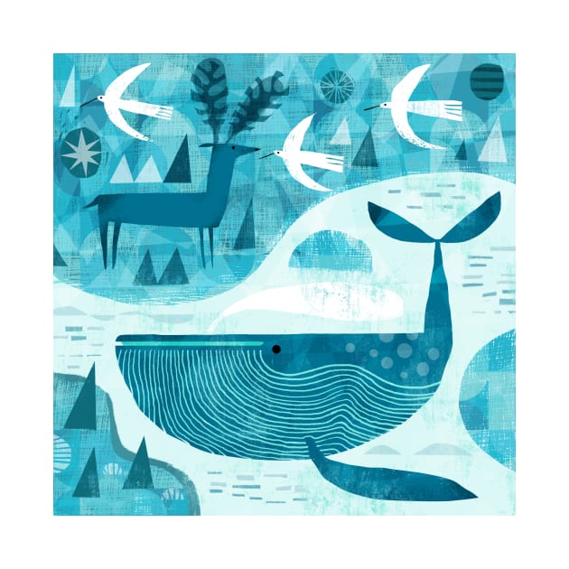 Whale and Deer by Gareth Lucas