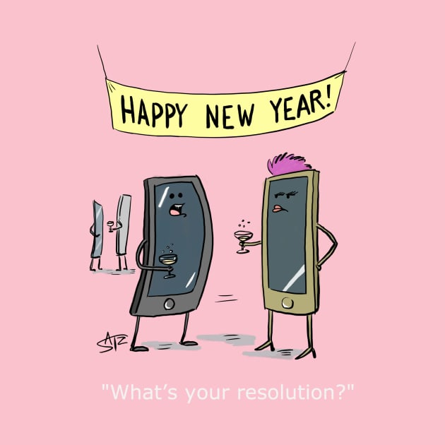 Funny New Years resolution by CrowdenSatzCartoons