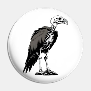 Vegan Vulture Pin