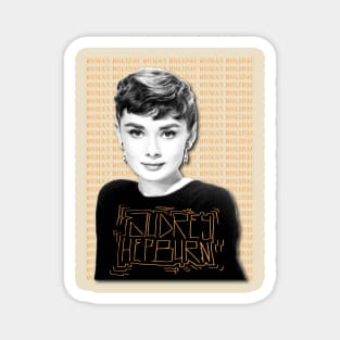 Audrey hepburn Dutch finest. Magnet