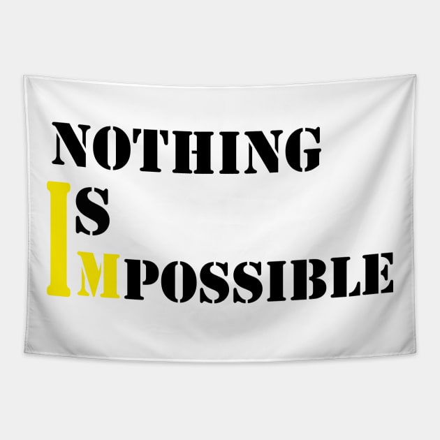 nothing is impossible Tapestry by designfurry 