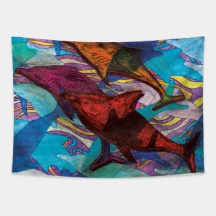 Dolphin Dream Tapestry