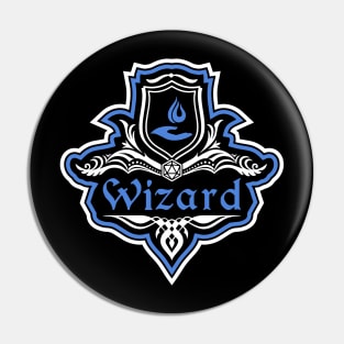 D&D Wizard Class Crest Pin