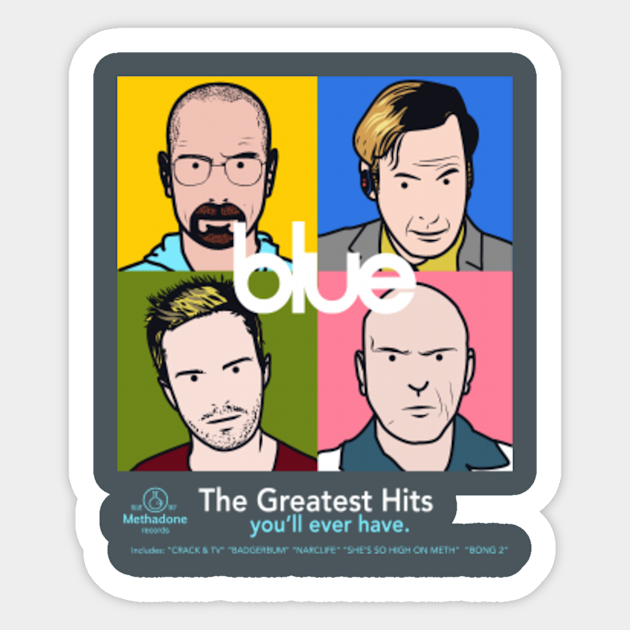 Blue Greatest Hits - Better Call Saul - Sticker