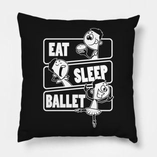 Eat Sleep Ballet - Ballerina Dancer Gift product Pillow