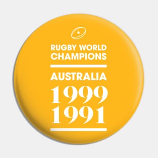 Australia Rugby World Champions Pin