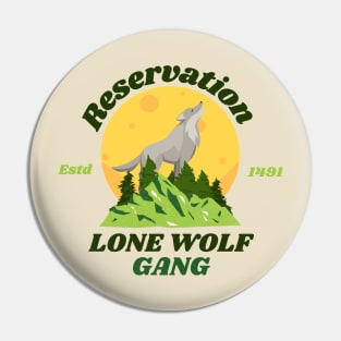 Lone Wolf Pin