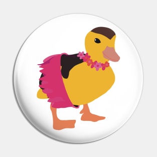 Hula duck Pin