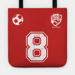 Korean soccer red tee for world cup Tote