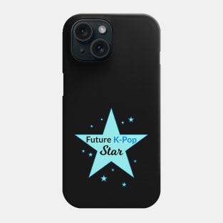 Future K-Pop Star in Blue from WhatTheKpop Phone Case