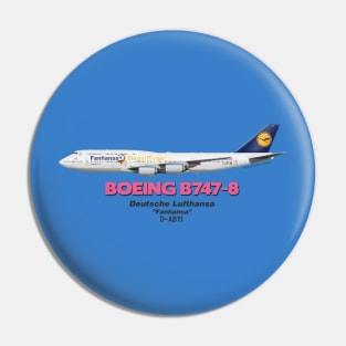 Boeing B747-8 - Deutsche Lufthansa "Fanhansa" Pin