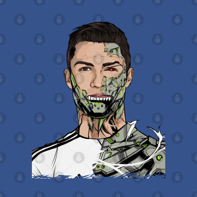 Disover Football Legends Cristiano Ronaldo Real Madrid Robot - Cristiano Ronaldo - T-Shirt