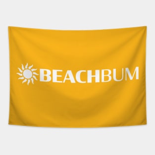 Beach Bum: Sun (White) Tapestry