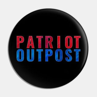 Patriot Outpost Red/Blue Pin