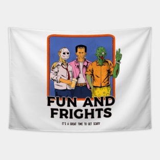 Fun and Fright Night Party Tapestry