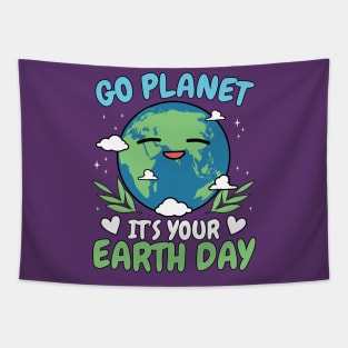 Go Planet It's Your Earth Day Tapestry