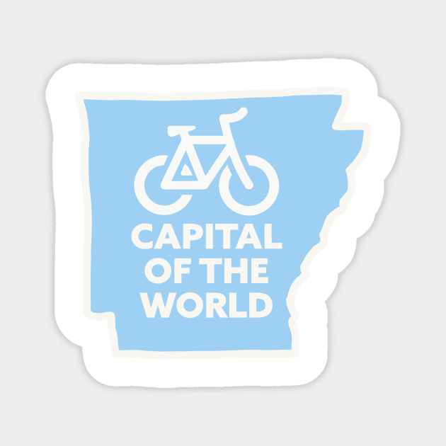 Arkansas bike Magnet by ET