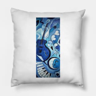 La Lune Lumiére Bleue Pillow