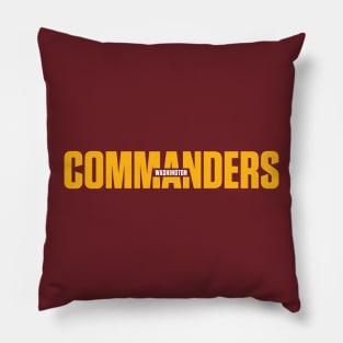 Washington Commanders Pillow