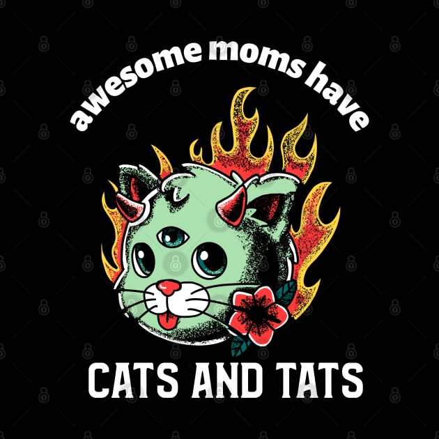awesome mom have cats and tats by Theblackberry