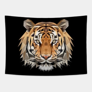 Tiger Low Poly Art Tapestry