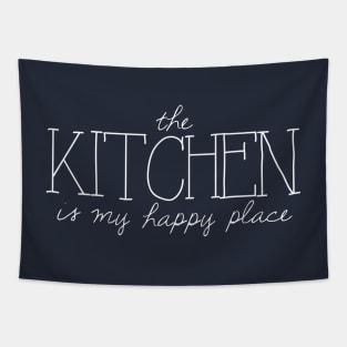 The Kitchen is My Happy Place Tapestry