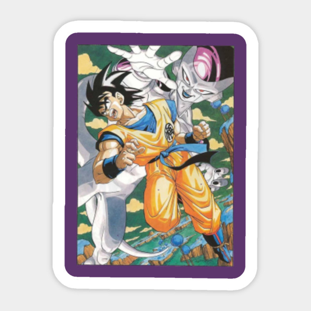 Goku And Freeza Dragon Ball Z Dragon Ball Sticker Teepublic