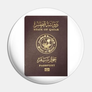 Qatar Passport Cover Pin