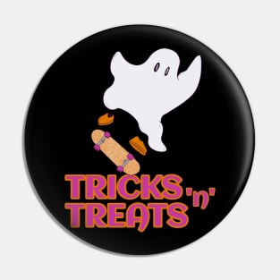 Tricks 'n' Treats - Ghost Skater Pin